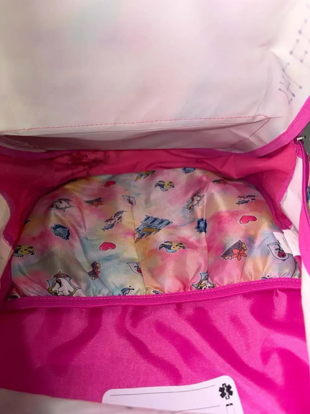 Disney Princess Tie-Dye Sequin Backpack with Personalized Straps